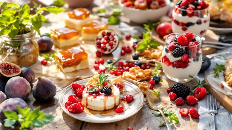 recettes de desserts méditerranéens sains