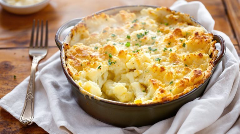 gratin de chou-fleur réconfortant