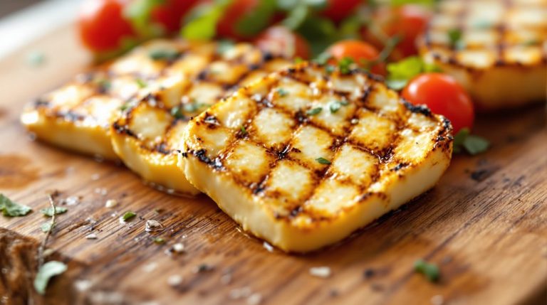 grillage de fromage halloumi chypriote