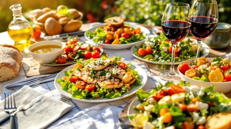 menu hebdomadaire de régime méditerranéen