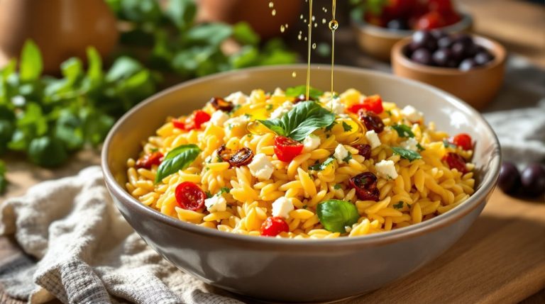 astuces de cuisson pour l'orzo méditerranéen