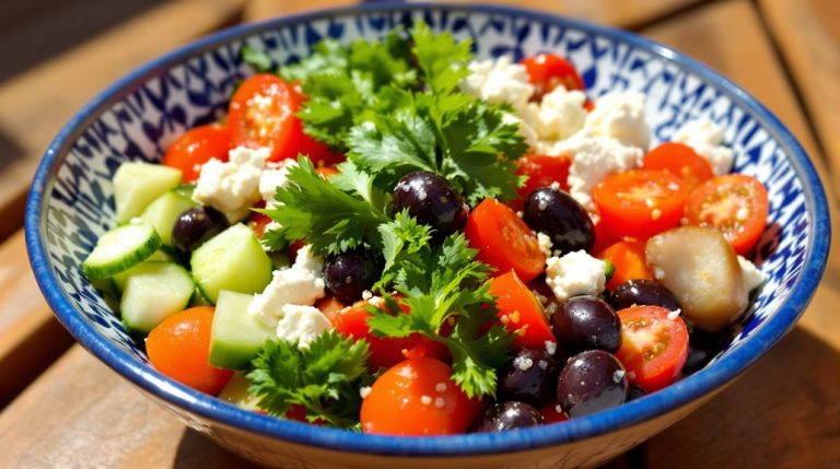 salade méditerranéenne recette saine
