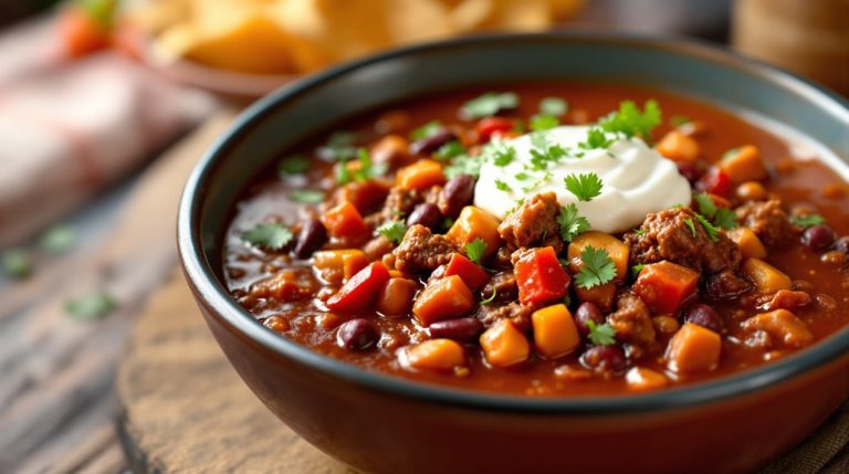 préparation d'un plat tex-mex épicé