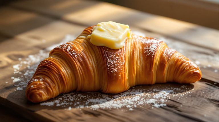 délice de croissant français beurré