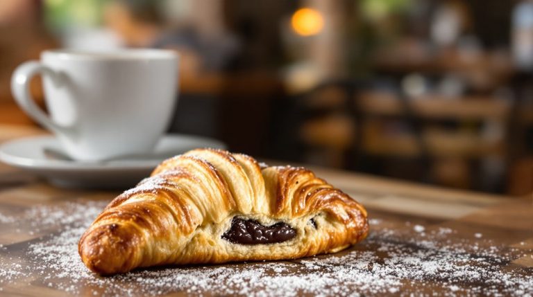 pâtisserie délicieuse fourrée au chocolat