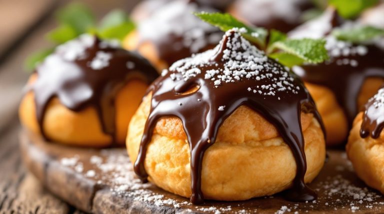 pâtisseries fourrées à la crème
