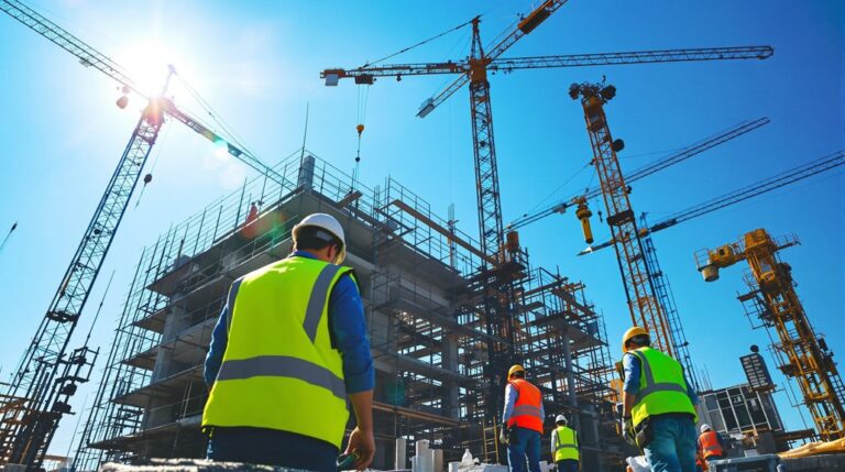 explication de l'opération de plateforme de construction