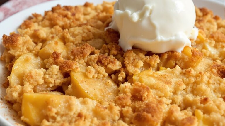 pomme crumble dorée irrésistible