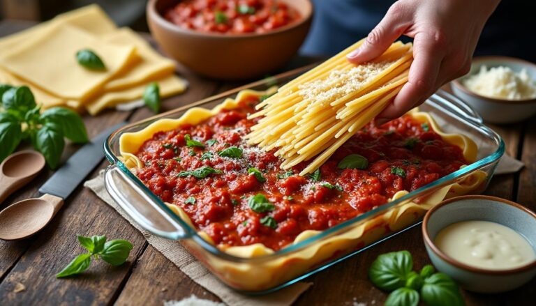 découvrez notre recette traditionnelle simple pour préparer une lasagne savoureuse, idéale pour un repas convivial et gourmand.