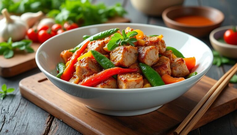 découvrez comment préparer un sauté de porc savoureux et rapide grâce à notre recette facile à suivre. idéal pour un repas délicieux en un rien de temps !