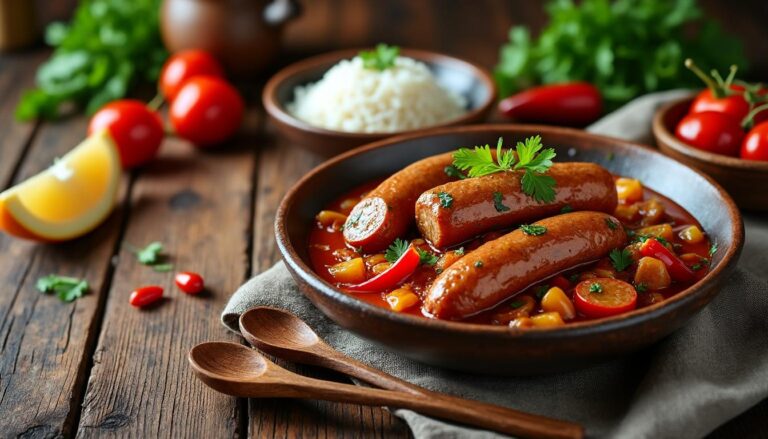découvrez la recette traditionnelle du rougail saucisse, un plat réunionnais savoureux et épicé, parfait pour régaler vos papilles avec des saveurs authentiques.