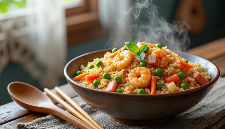 découvrez une recette facile pour préparer un riz cantonais savoureux chez vous, idéale pour un repas rapide et délicieux.
