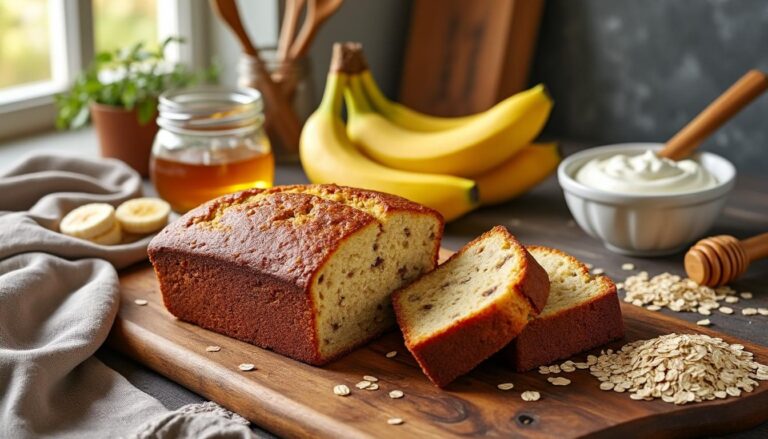 découvrez notre recette de banana bread healthy pour un cake moelleux, savoureux et nutritif. facile à préparer, parfait pour un goûter sain et gourmand.