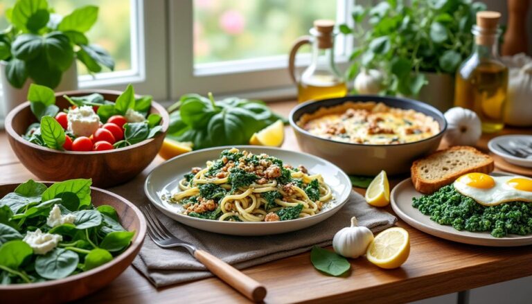 découvrez des recettes simples et savoureuses à base d'épinard frais, parfaites pour agrémenter chaque repas avec fraîcheur et gourmandise.