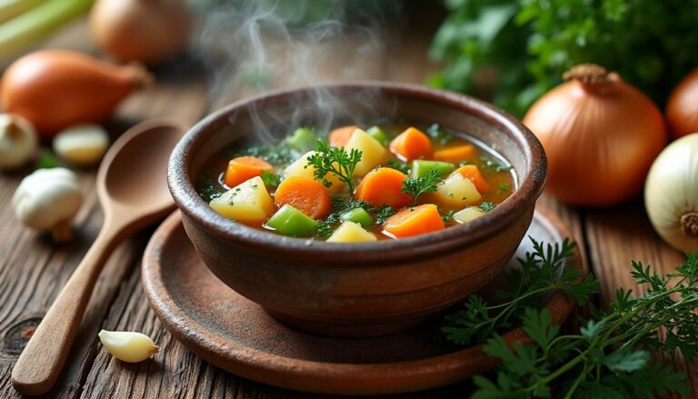 découvrez notre recette facile de soupe maison, parfaite pour réchauffer vos soirées avec des ingrédients simples et savoureux. un plat réconfortant à préparer en quelques minutes.