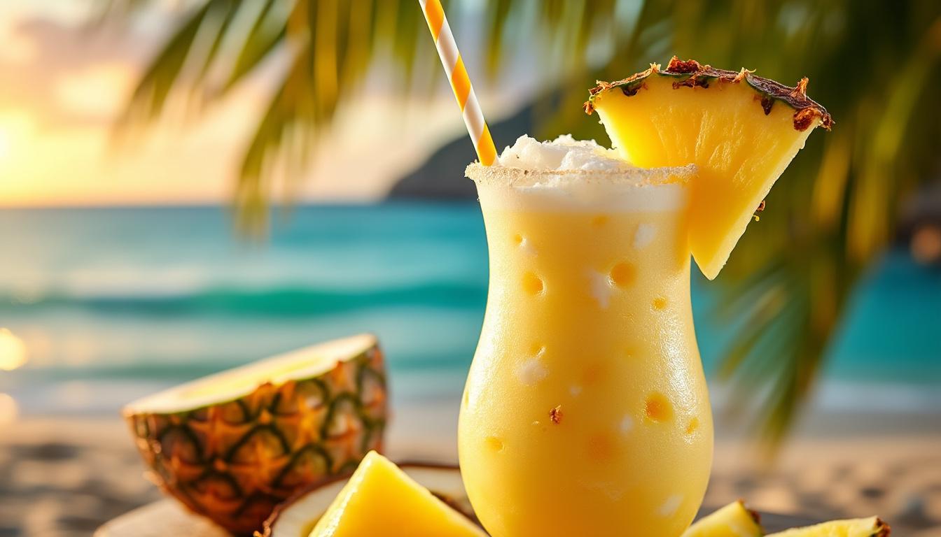 découvrez une recette facile et rapide pour préparer une délicieuse pina colada maison. parfaite pour savourer un cocktail tropical chez vous en quelques minutes.