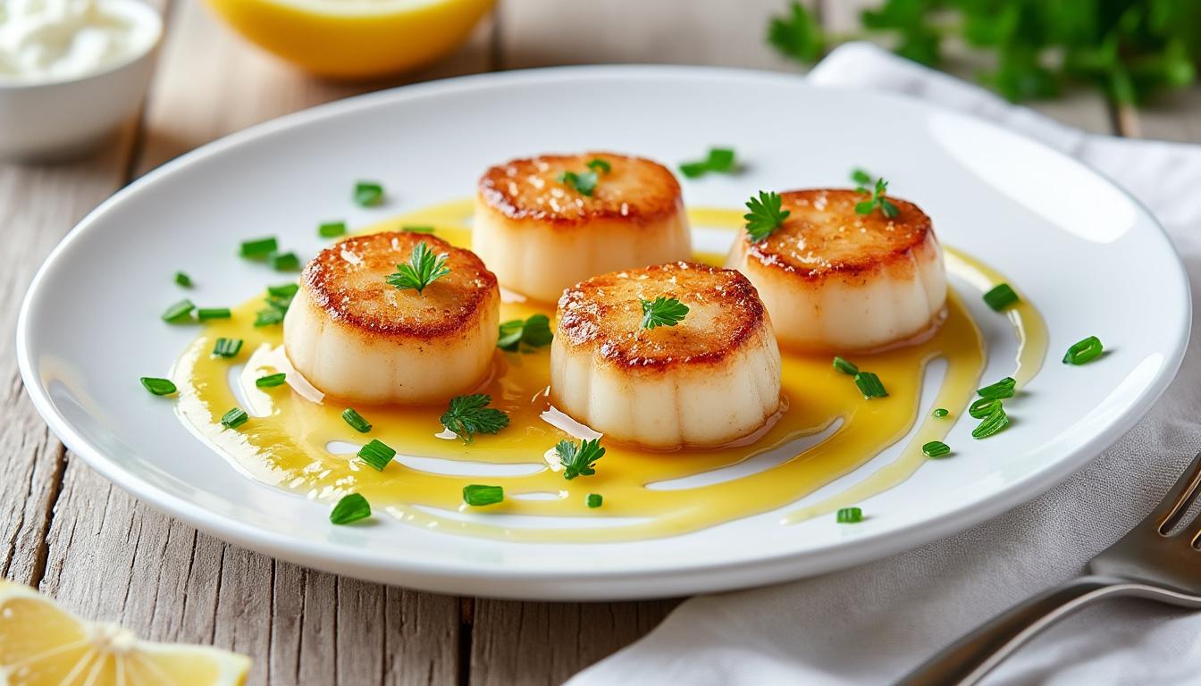 découvrez une recette simple et rapide pour préparer des saint-jacques savoureuses, parfaites pour un repas gourmand et raffiné.