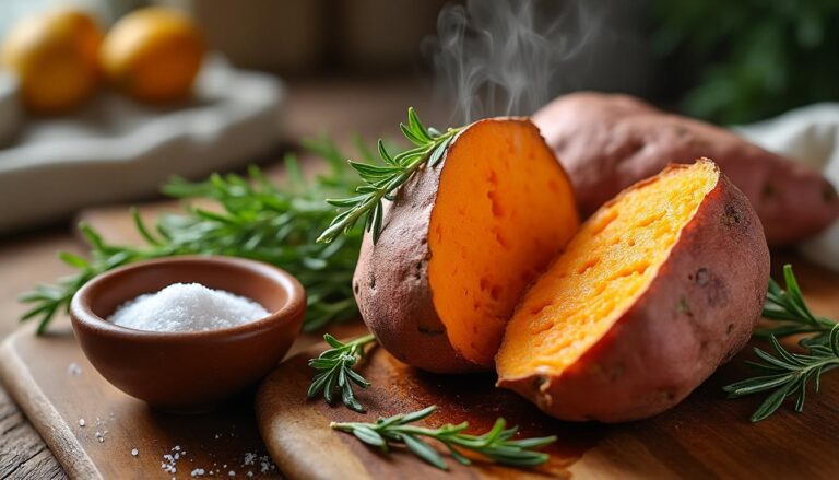 découvrez une recette simple et rapide pour réussir la patate douce au four, savoureuse et parfaite en accompagnement.
